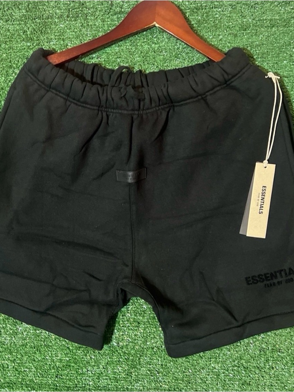 Essentials Women's Black Athletic Cotton Shorts